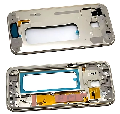 For Samsung Galaxy A520 , A5 2017 - Replacement Mid Frame Chassis With Buttons - Gold