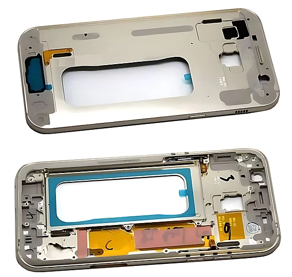 For Samsung Galaxy A520 , A5 2017 - Replacement Mid Frame Chassis With Buttons - Gold