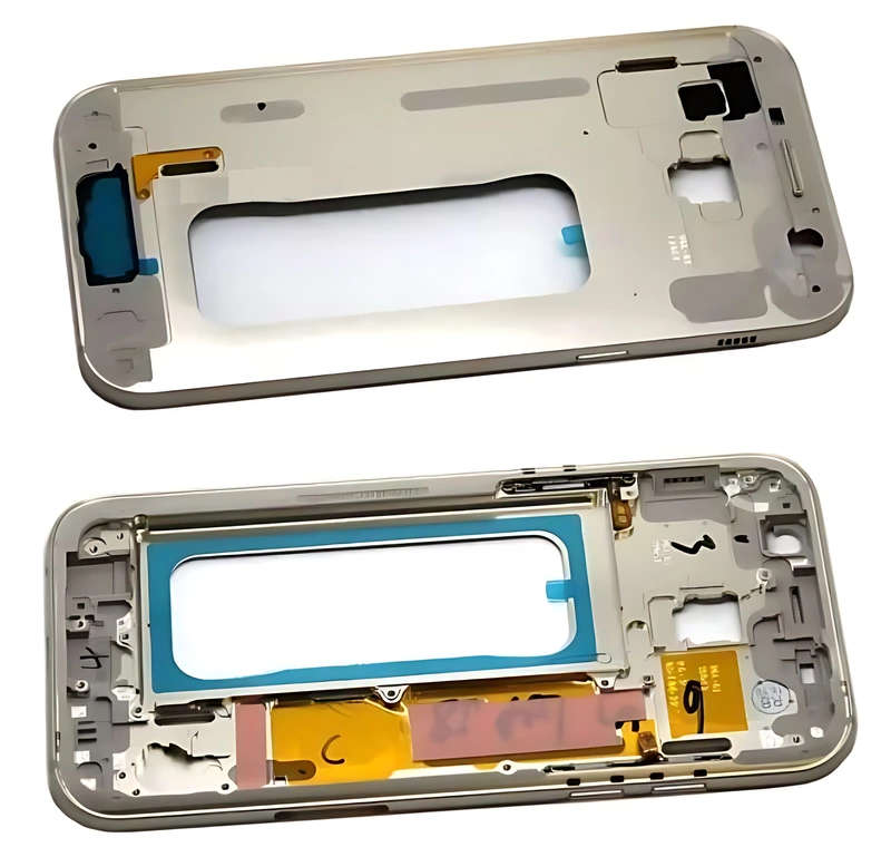 For Samsung Galaxy A520 , A5 2017 - Replacement Mid Frame Chassis With Buttons - Gold