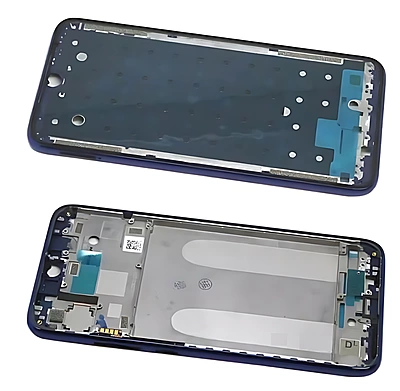 Xiaomi Redmi Note 7 - Replacement Mid Frame Chassis With Internal Buttons - Blue