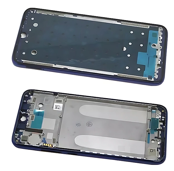 Xiaomi Redmi Note 7 - Replacement Mid Frame Chassis With Internal Buttons - Blue
