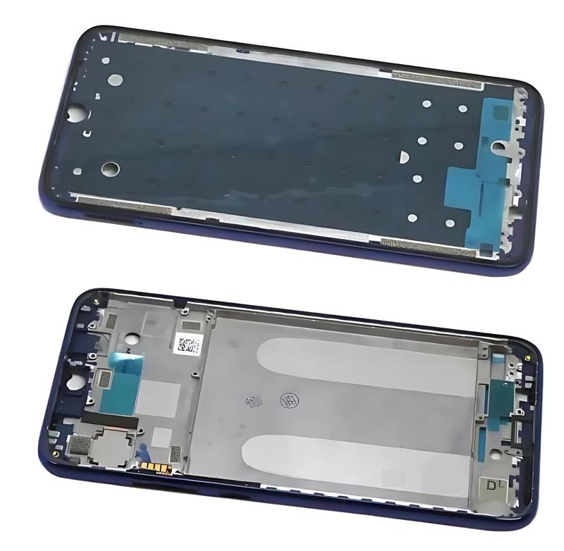 Xiaomi Redmi Note 7 - Replacement Mid Frame Chassis With Internal Buttons - Blue