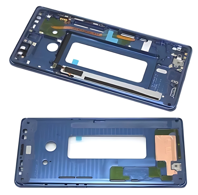 For Samsung Galaxy Note 8 - Replacement Middle Chassis Frame With Buttons - Blue