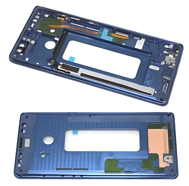 For Samsung Galaxy Note 8 - Replacement Middle Chassis Frame With Buttons - Blue