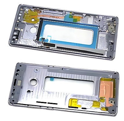 For Samsung Galaxy Note 8 - Replacement Middle Chassis Frame With Buttons - Grey