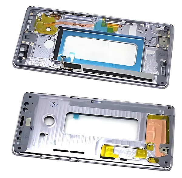 For Samsung Galaxy Note 8 - Replacement Middle Chassis Frame With Buttons - Grey