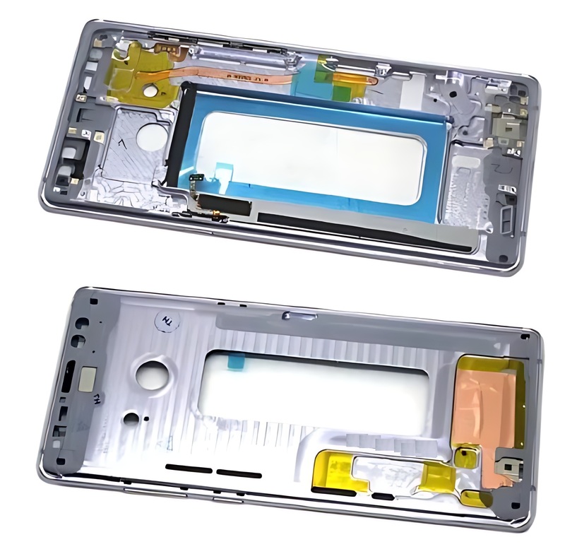 For Samsung Galaxy Note 8 - Replacement Middle Chassis Frame With Buttons - Grey