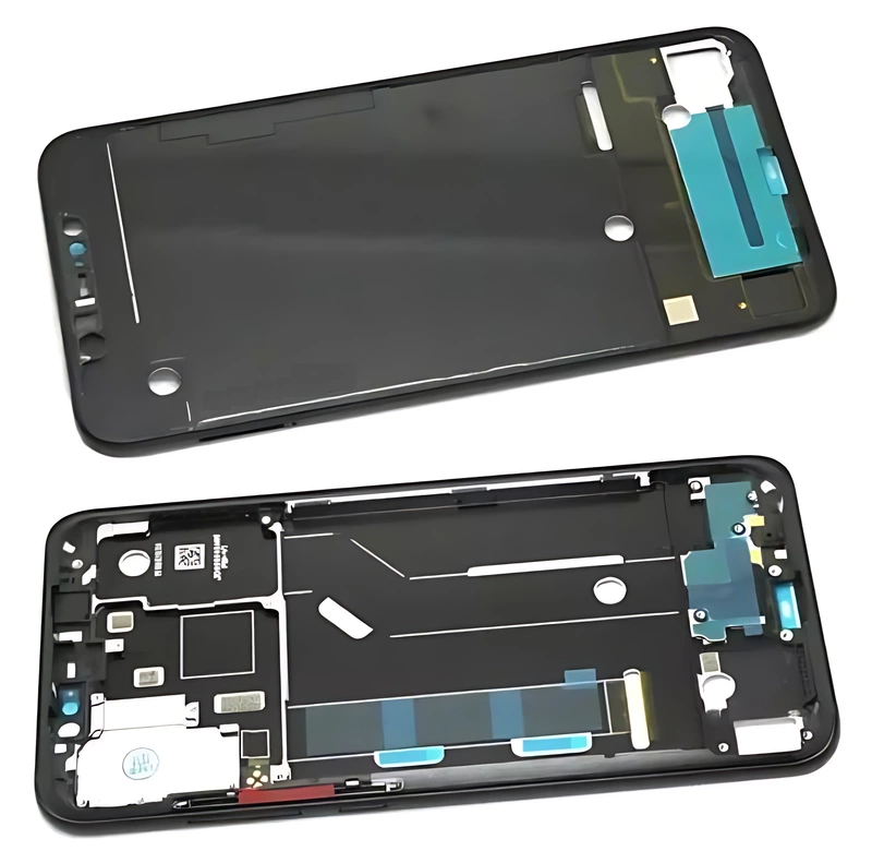 Xiaomi Mi 8 - Replacement Middle Frame Chassis With Power & Volume Buttons - Black