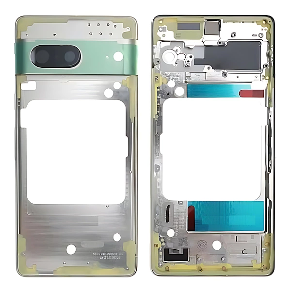 Google Pixel 7 - Replacement Midframe Chassis Assembly - Lemongrass