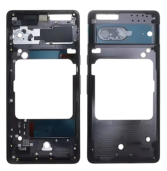 Google Pixel 7 - Replacement Midframe Chassis Assembly - Obsidian