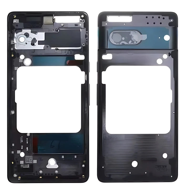 Google Pixel 7 - Replacement Midframe Chassis Assembly - Obsidian
