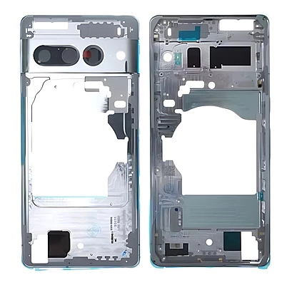 Google Pixel 7 Pro - Replacement Midframe Chassis Assembly - Snow