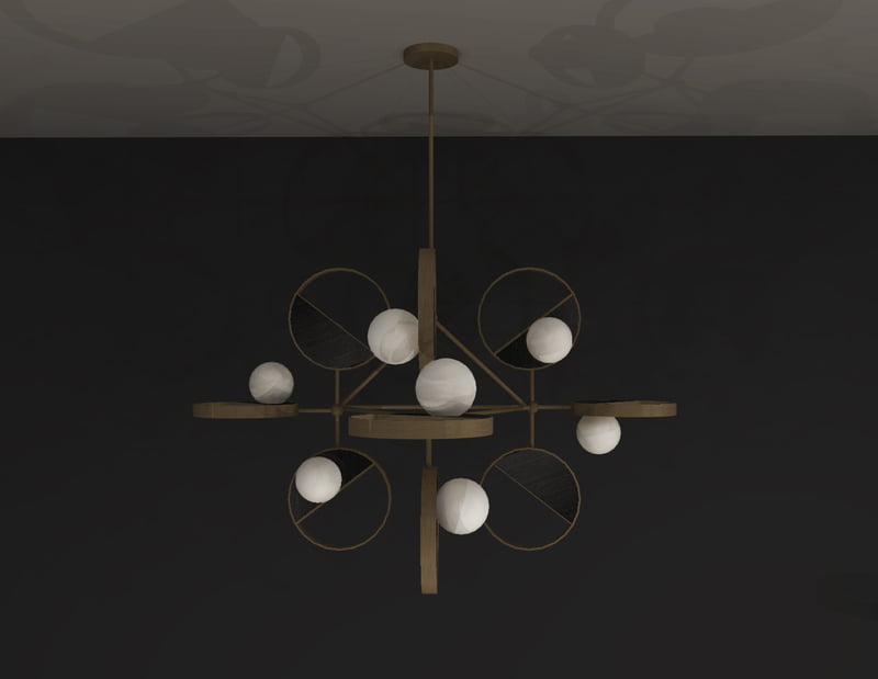 Minimal Chandelier