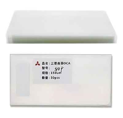 For Samsung Note 10+ , N975 - Mitsubishi (50 Pack) - Optical Clear Adhesive Film Sheet - Screen