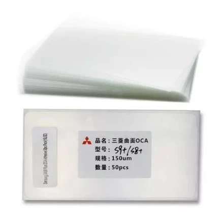 (50 Pack) Samsung S20 Ultra , G988 - Mitsubishi Optical Clear Adhesive Film Sheet - Screen Refurbishment