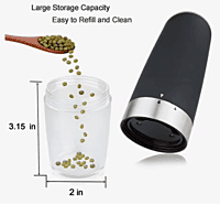 Molinillo de Pimienta y Sal Eléctrico