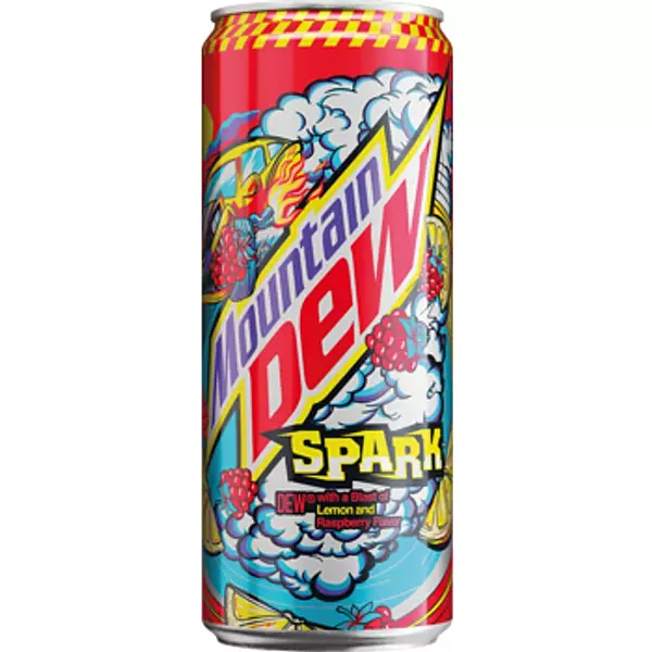 Mountain Dew Spark can
