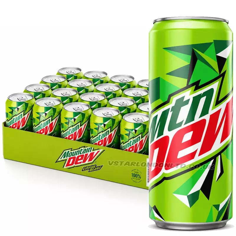 Mountain Dew Sleek Can
