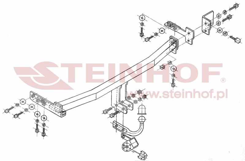 Nissan Almera 3/5D (N16) Tow Bar (2000-2007) 012