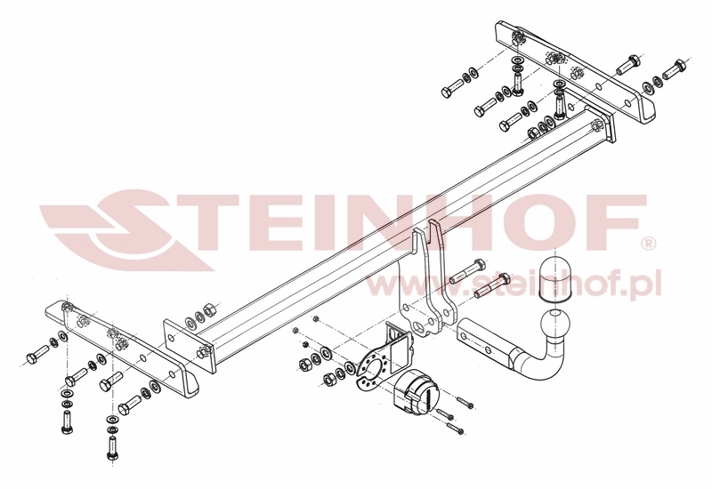 Nissan Almera 4D (N16) Tow Bar (2000-2006) 014