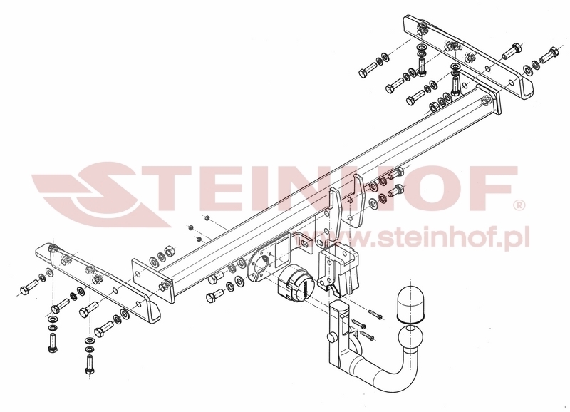 Nissan Almera 4D (N16) Tow Bar (2000-2006) 015