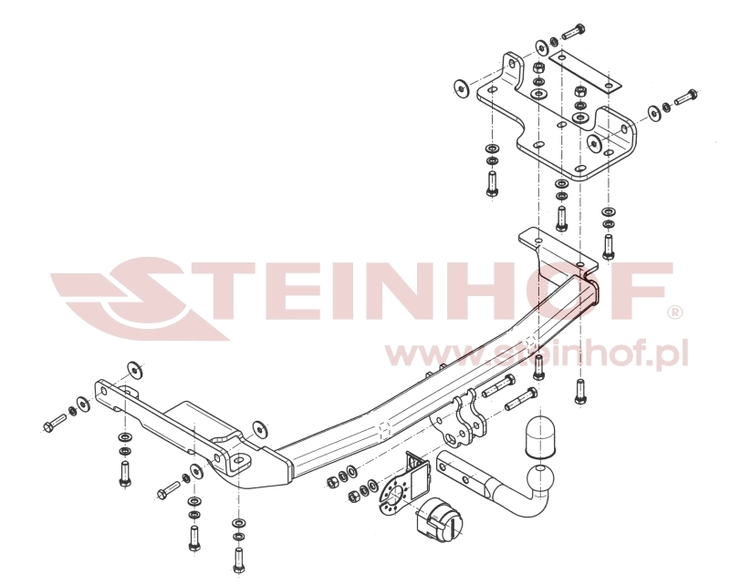Nissan Murano (Z50) Tow Bar (2004-2008) 063
