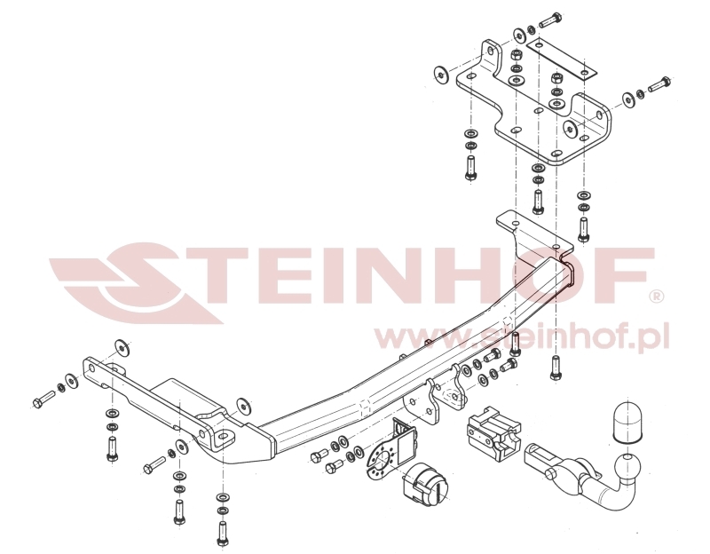 Nissan Murano (Z50) Tow Bar (2004-2008) 064