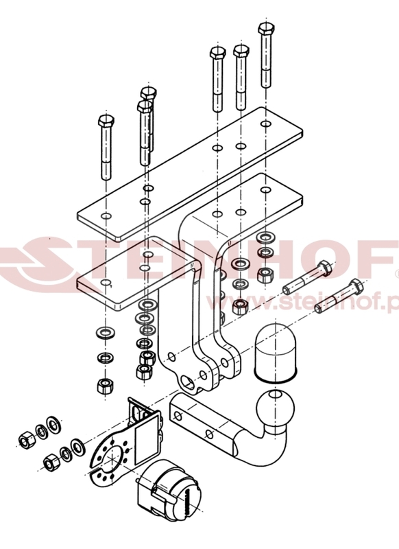 Nissan Pathfinder (R51) Tow Bar (2005-2014) 080