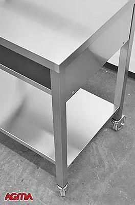 N013 - Scrivimpiedi inox dim. 800x600x1100mm