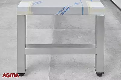 N014 - panca inox dim. 900x460x450mm