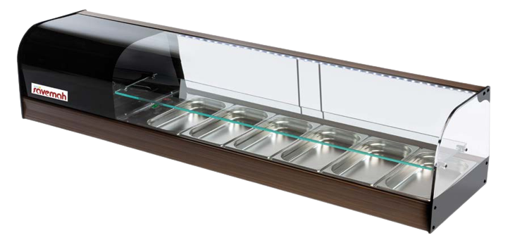 Enfriadores de tapas para cubetas grupo incorporado doble piso ET-8 D INOX