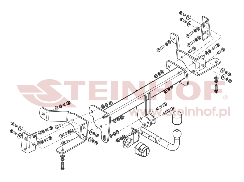 Opel Antara (excl. Flex-Fix) Tow Bar (2007-2015) O-093