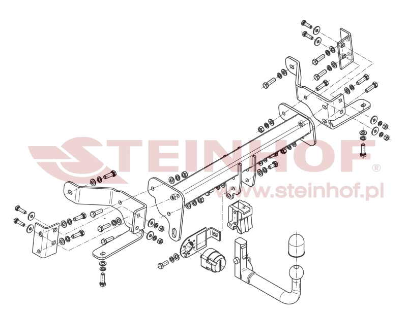 Opel Antara (excl. Flex-Fix) Tow Bar (2007-2015) O-094