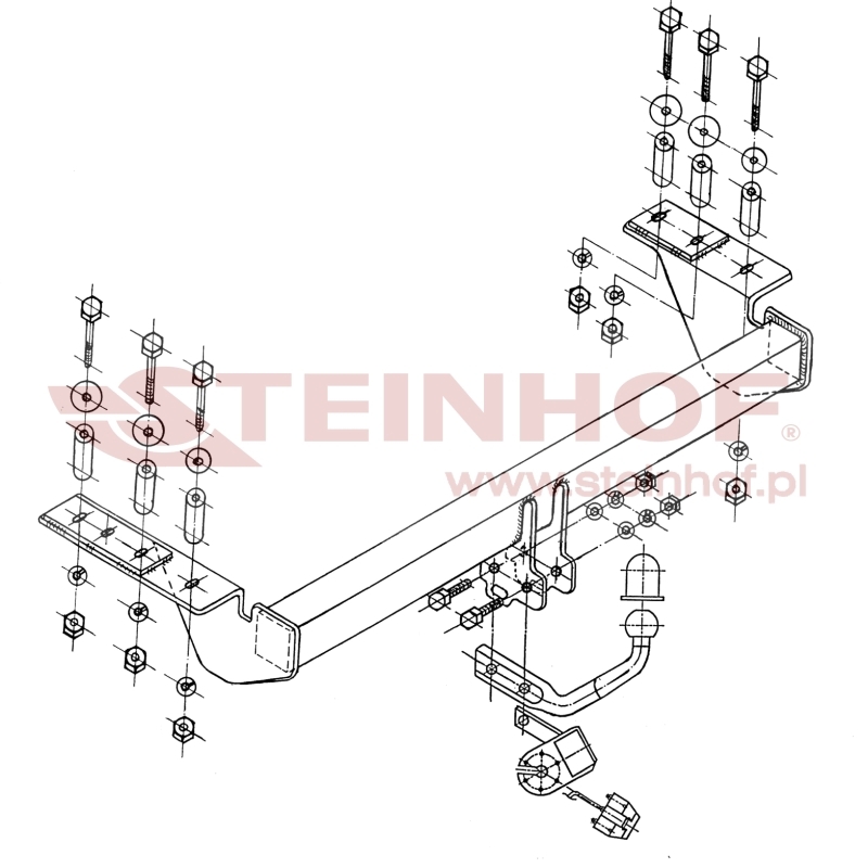 Opel Astra III (H) 3/5D Tow Bar (2004-2014) O-116