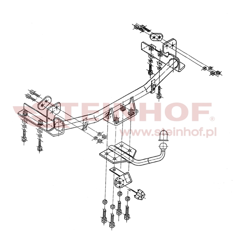 Opel Corsa C 3/5D Tow Bar (2000-2006) O-123