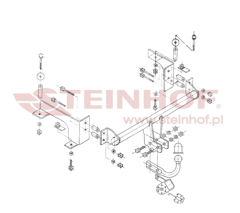 Opel Combo Corsa Tow Bar (2002-2011) O-126
