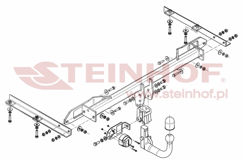 Opel Astra IV (J) 4D Tow Bar (2012-2019) O-139