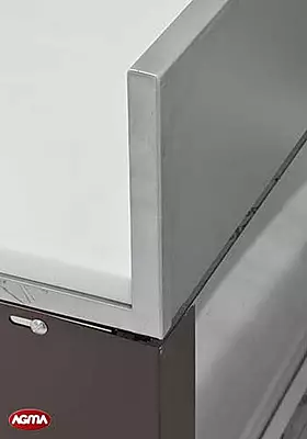 136 - Banco da incasso 1200x700x840mm, piano polietilene
