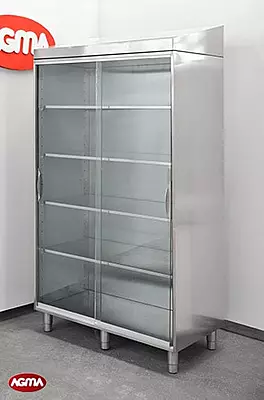 203 Armadio acciaio inox L=1200mm porte scorrevoli