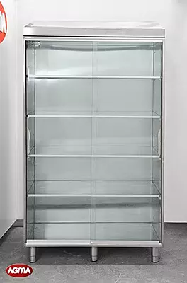 203 Armadio acciaio inox L=1200mm porte scorrevoli