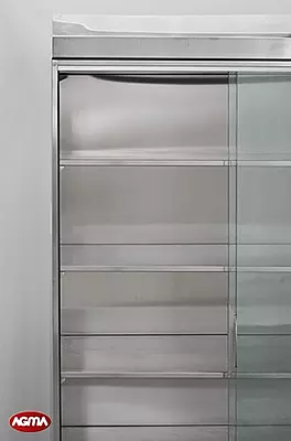 203 Armadio acciaio inox L=1200mm porte scorrevoli