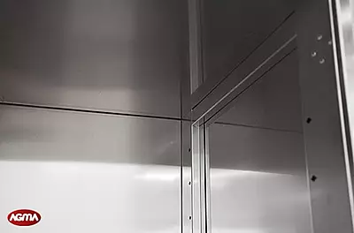 212 - Colonna acciaio inox 450x560x2200mm, aperta