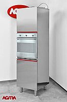 239 - Colonna con forno e porte battenti. Dim. 600x580x2120 mm
