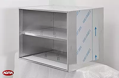 328 - Base aperta in acciaio inox 920x650x720mm