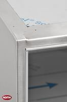 328 - Base aperta in acciaio inox 920x650x720mm