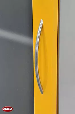 333 - Pensile armadiato acciaio inox 500x350x700mm,1 ripiano