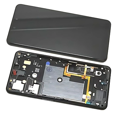 Google Pixel 3 XL - Replacement OLED Touch Screen Assembly With Frame - Black