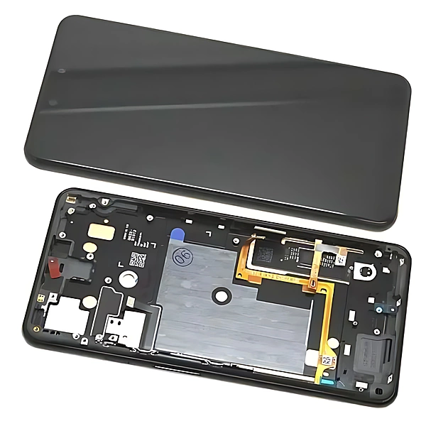 Google Pixel 3 XL - Replacement OLED Touch Screen Assembly With Frame - Black