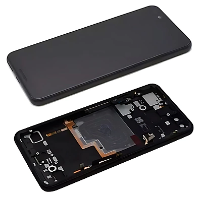 Google Pixel 3 - Replacement OLED Touch Screen Assembly With Frame - Black