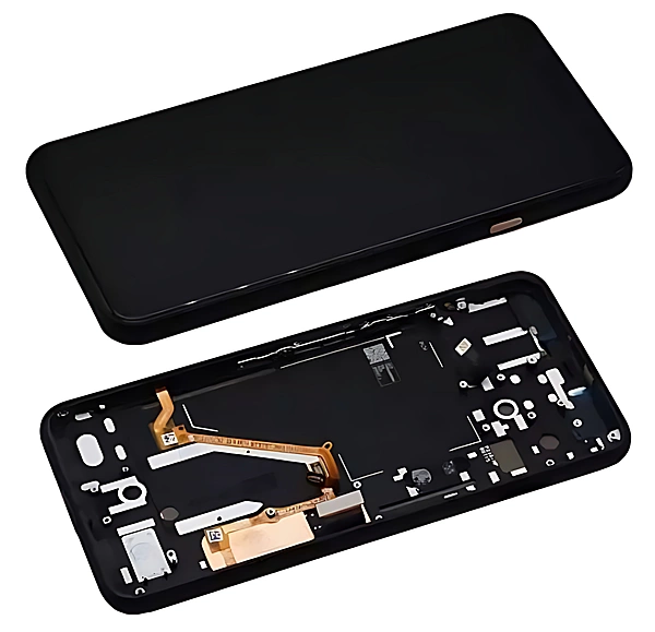 Google Pixel 4 XL - Replacement OLED Touch Screen Assembly With Frame - Orange